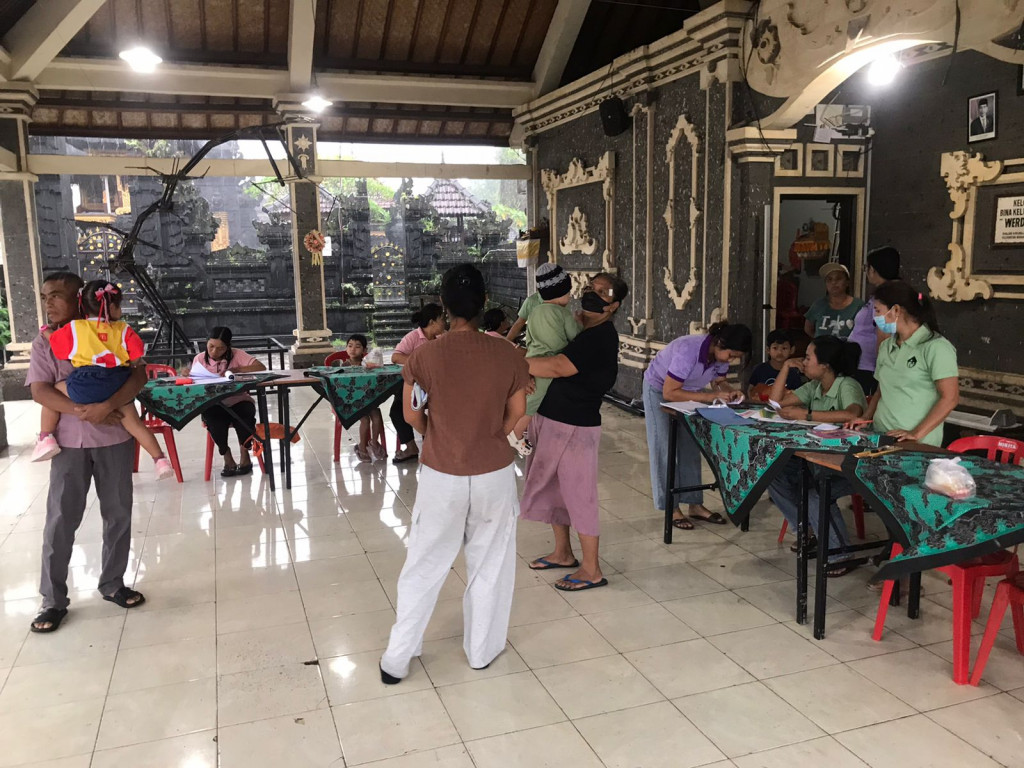 Pelaksanaan Posyandu Balita Banjar Karangenjung Shanti - 11 Januari 2025